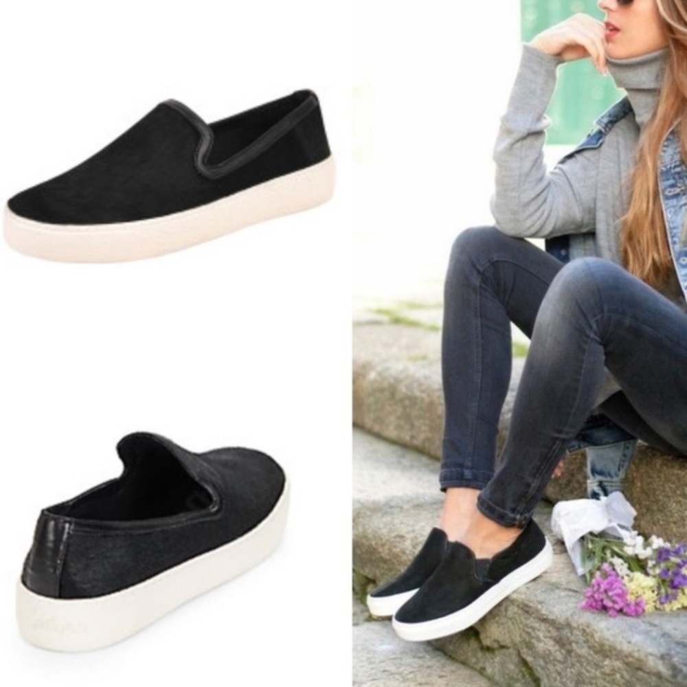 Sam Edelman Becker Slip On Calf Hair Sneaker